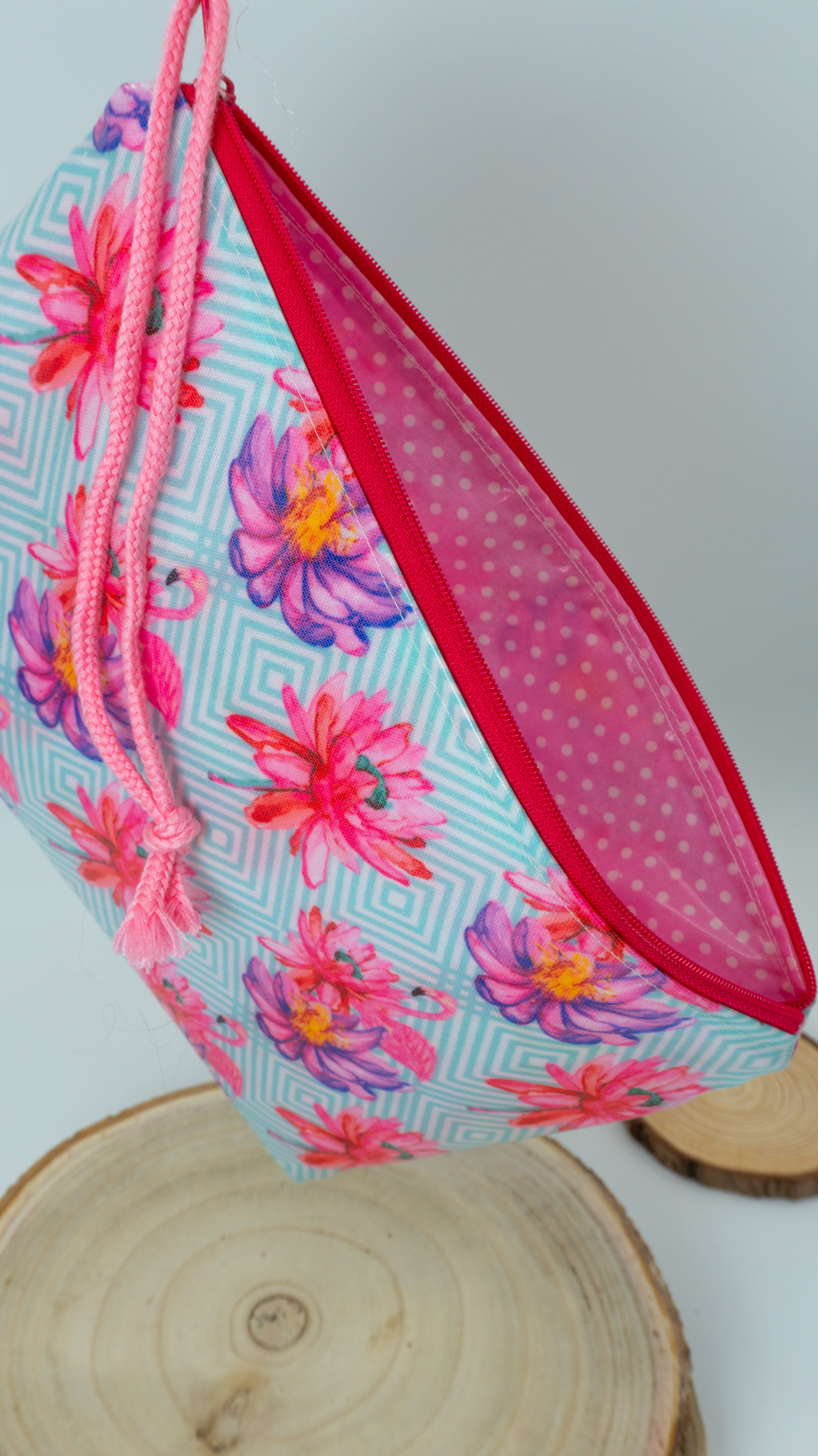 Bolsa plastificada Flores