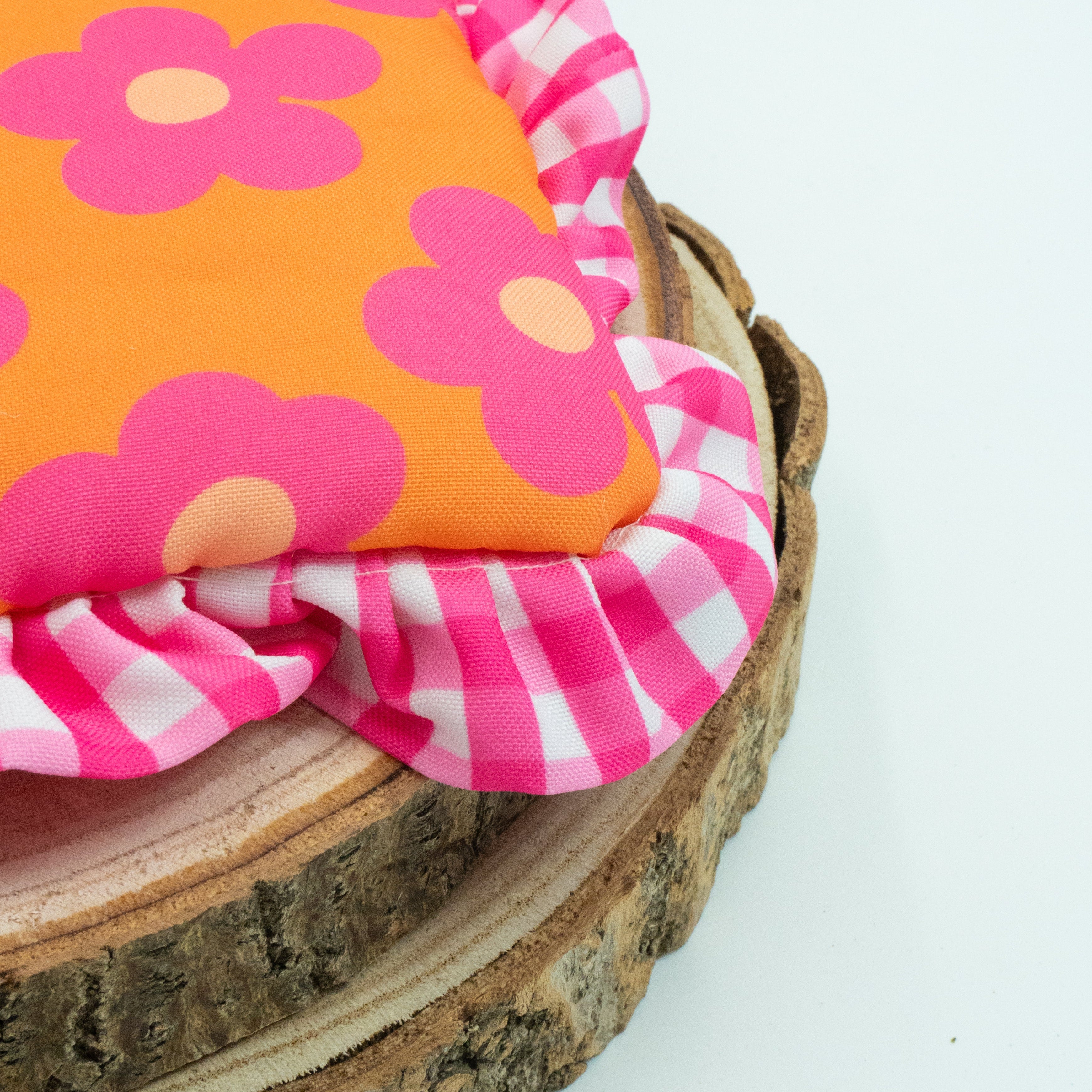 E-Book Cover Laranja com Flores