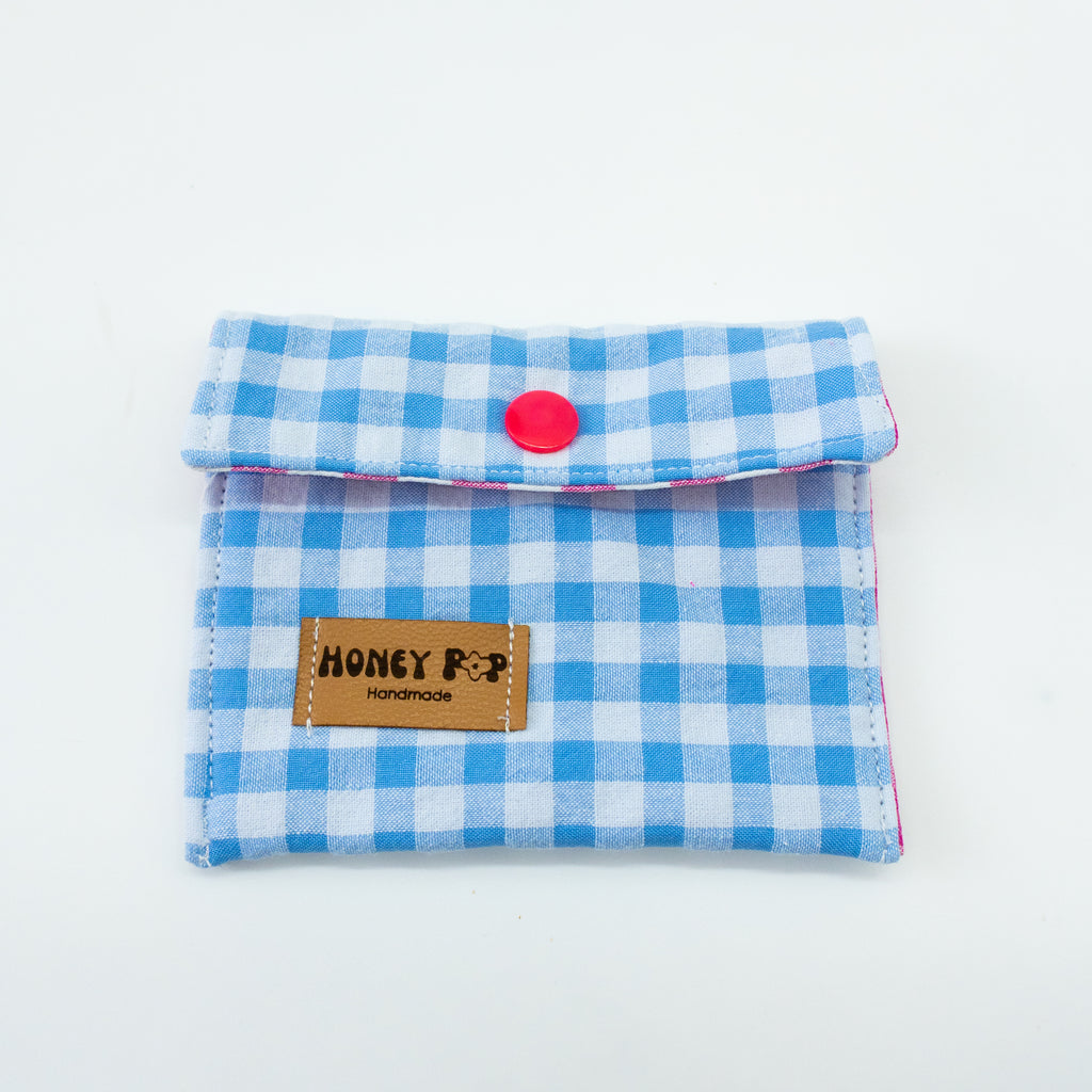 Porta Higiene Azul Xadrez